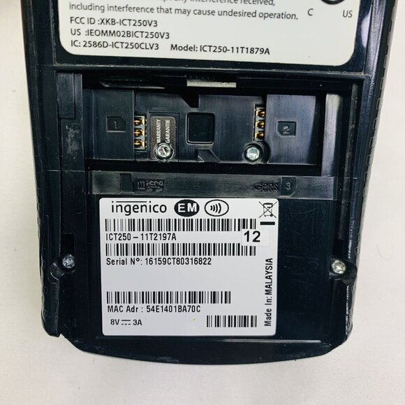 Ingenico iCT250 Credit Card Terminal Reader ICT250 - Picture 9 of 16
